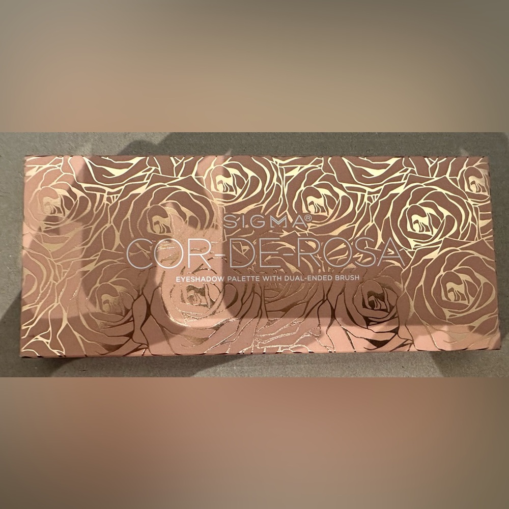 sigma cor de rosa eyeshadow palette